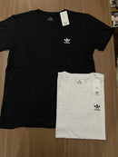 Kit 2 Camisetas Adidas Originais – Preta + Branca