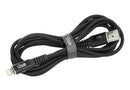 Cabo Carregador i2GO Lightning para iPhone – USB-A Reforçado com Nylon Trançado – Preto