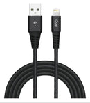 Cabo Carregador i2GO Lightning para iPhone – USB-A Reforçado com Nylon Trançado – Preto
