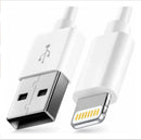 Cabo Carregador Lightning para iPhone USB-A 1 Metro – Branco