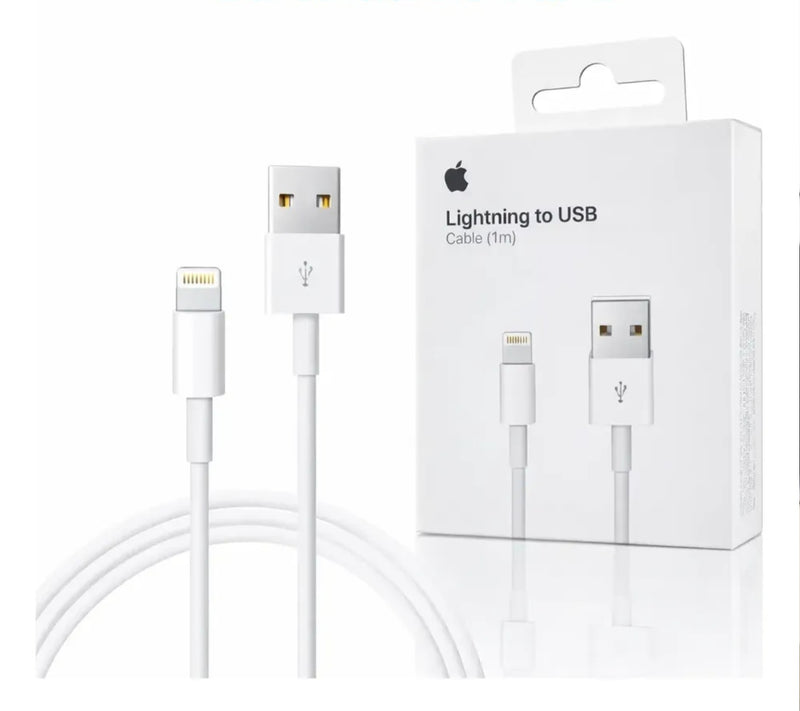 Cabo Carregador Lightning para iPhone USB-A 1 Metro – Branco